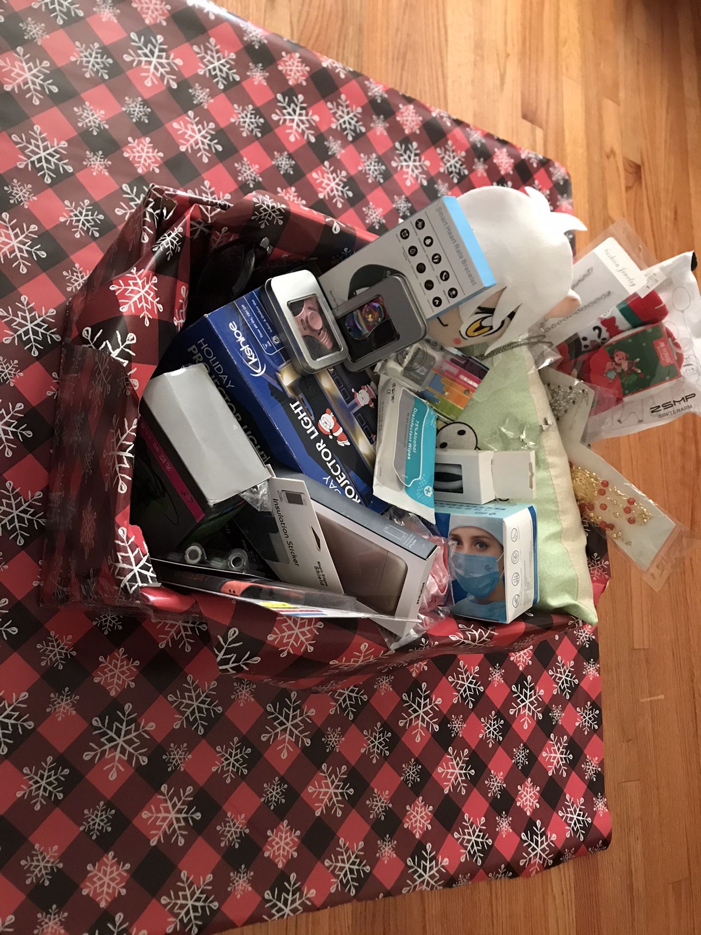 Mystery christmas present box