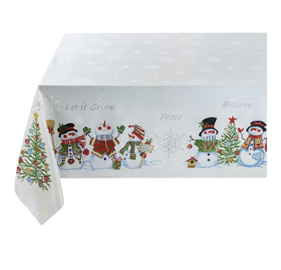 Snowman Table Cloth  