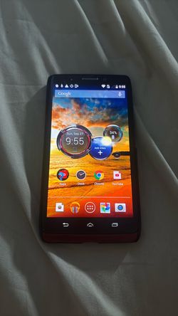Motorola Droid Maxx (16GB) in Red 4G LTE / Clean ESN"