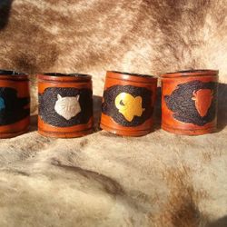 Leather Shot Glasses