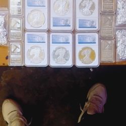 Silver Dollars silver bars And sterling Silver Chains