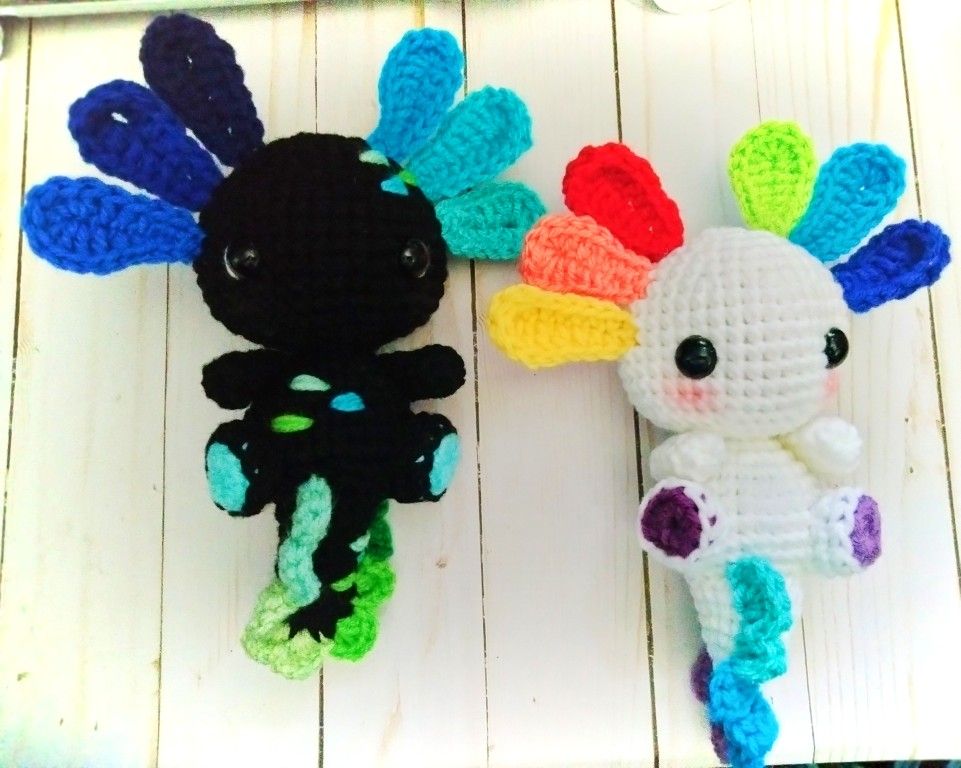 Cute Crochet Water Dragons