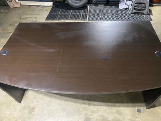 Used Osp Bow Front Desk Shell