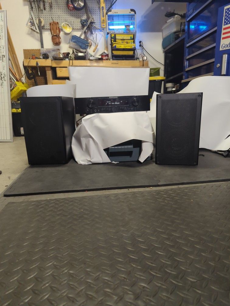 High End Studio Speakers And Receiver