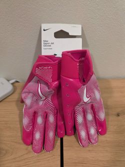Nike Vapor Jet 8.0 Football Gloves - Pink - Men's XL - Brand New