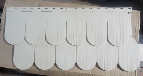 Vinyl siding accent panels