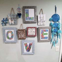 Handmade LOVE Wall Hanging Art Work