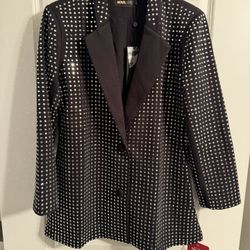 Embellished Blazer Dress 