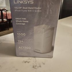 Velop Jr. Whole Home Mesh Wi-Fi System
Brand New unopened box 
$60.00 firm on price