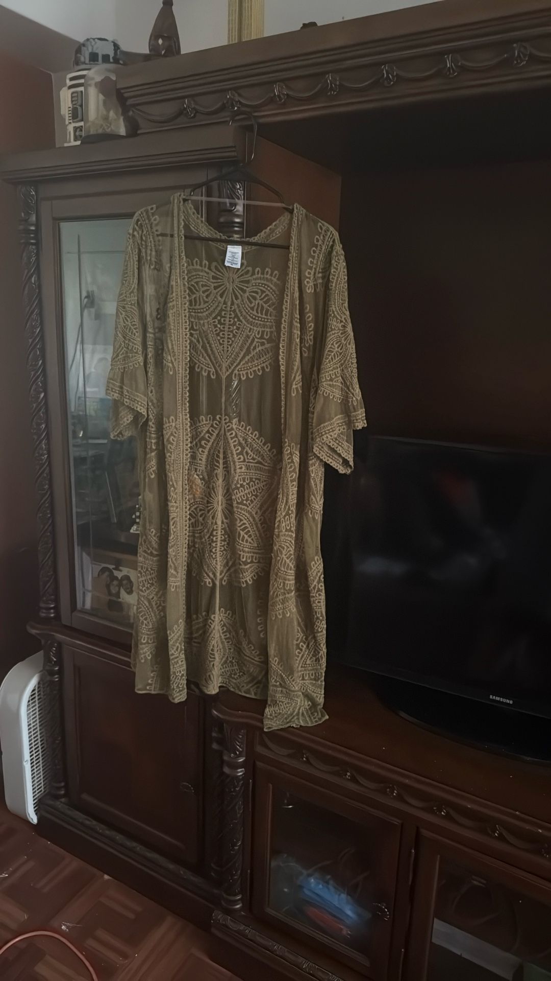 Cover Up Dress/ Cardigan Olive Color