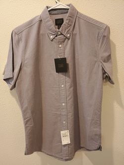 2 / 14th & union short sleeve dress shirts/both mediums