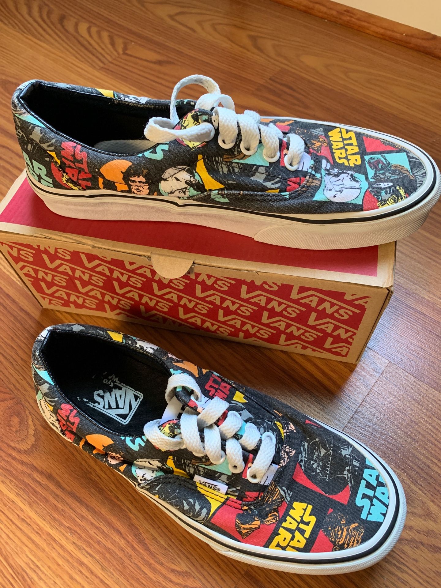 Star Wars Classic Vans (size 7 in men’s and 8.5 in women’s)