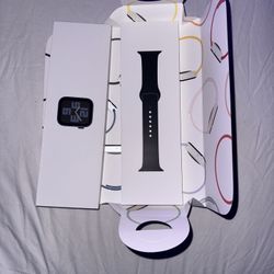 Brand new never opened Apple Watch SE newest edition 44 mm black brand new in box sealed