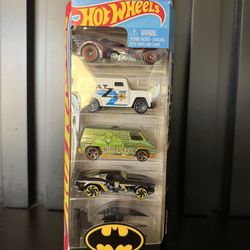 Hot Wheels DC Batman (Killer Croc) 5-Pack Set (JKG08) 1:64