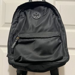Tory Burch Black Nylon Backpack