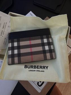Burberry Sandon Vintage Check Card Case, Brand New, Dust Bag and Receipt