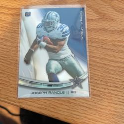 2013 Topps Platinum Joseph Randle Rookie Card 117