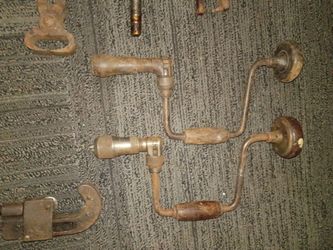Antique Hand Brace Drill Lot