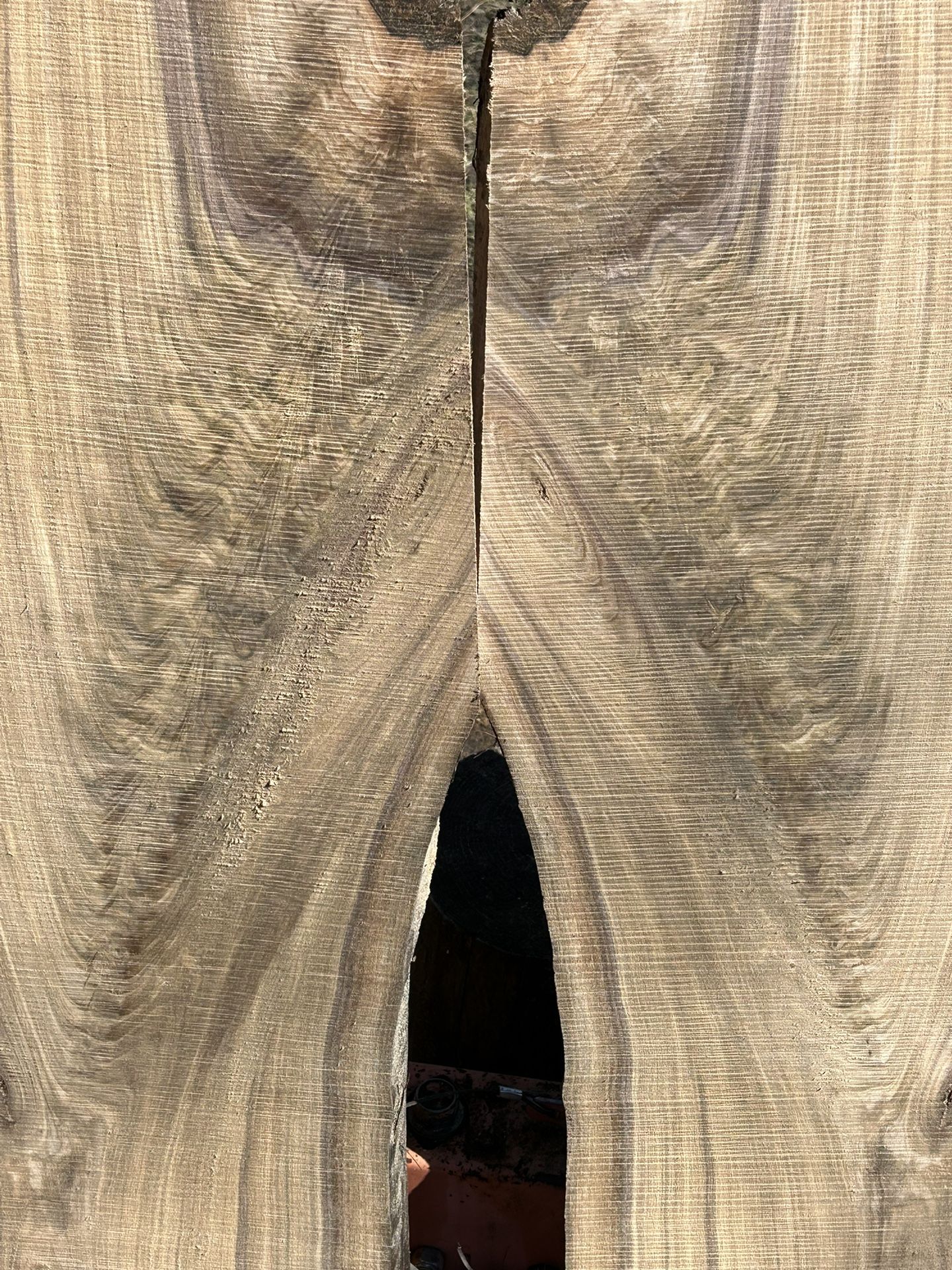 Bookmatched Walnut and Cherry Slabs