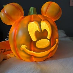 Mickey Mouse Light Up Pumpkin x2