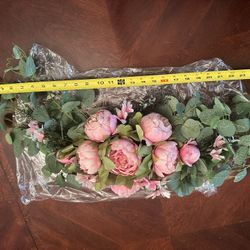 Pink Floral Swag New