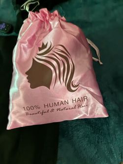 Human hair 24” kinky curly wig