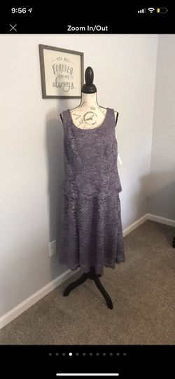 R&M Richards Lavendar Dress 16 Mother of the Bride or Cocktail