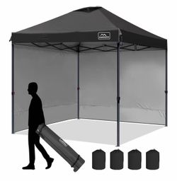 10x10 Pop-Up Canopy Tent, Waterproof, Portable Shade with Side Walls, Adjustable Instant Outdoor She