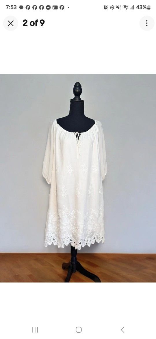 Eva Mendes for New York & Company White Dress