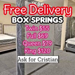 Box Springs  Twin box Full box  Queen box  King box  Bases para colchon  Box spring 