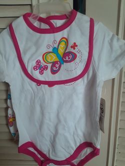 New baby clothes White 6 9 months 2T red