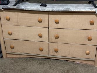 6-Drawer Wood Dresser