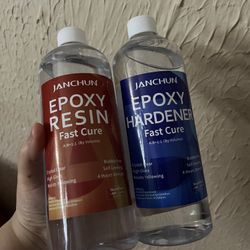 Janchun 16oz Epoxy Resin & Epoxy Hardener 