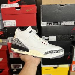 Jordan White Cement Reimagined 3s size 12 Close To PADS