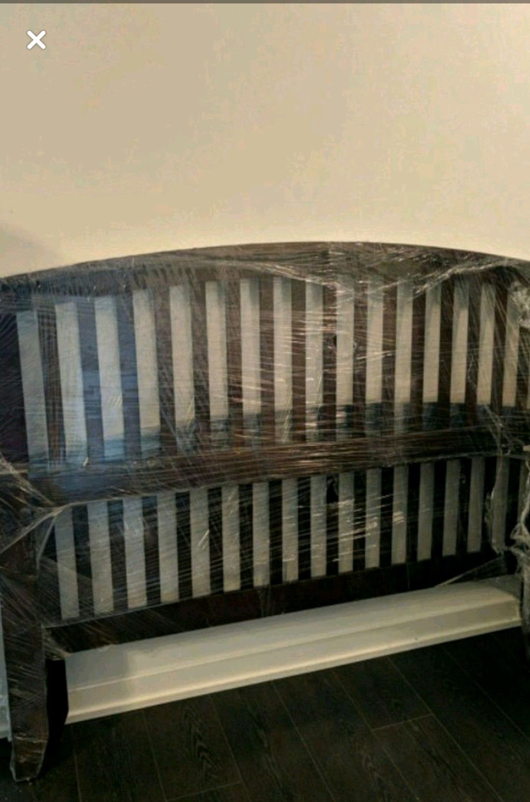 Queen size headboard footboard