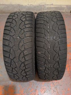 2 Winter Tires General Tires 14"