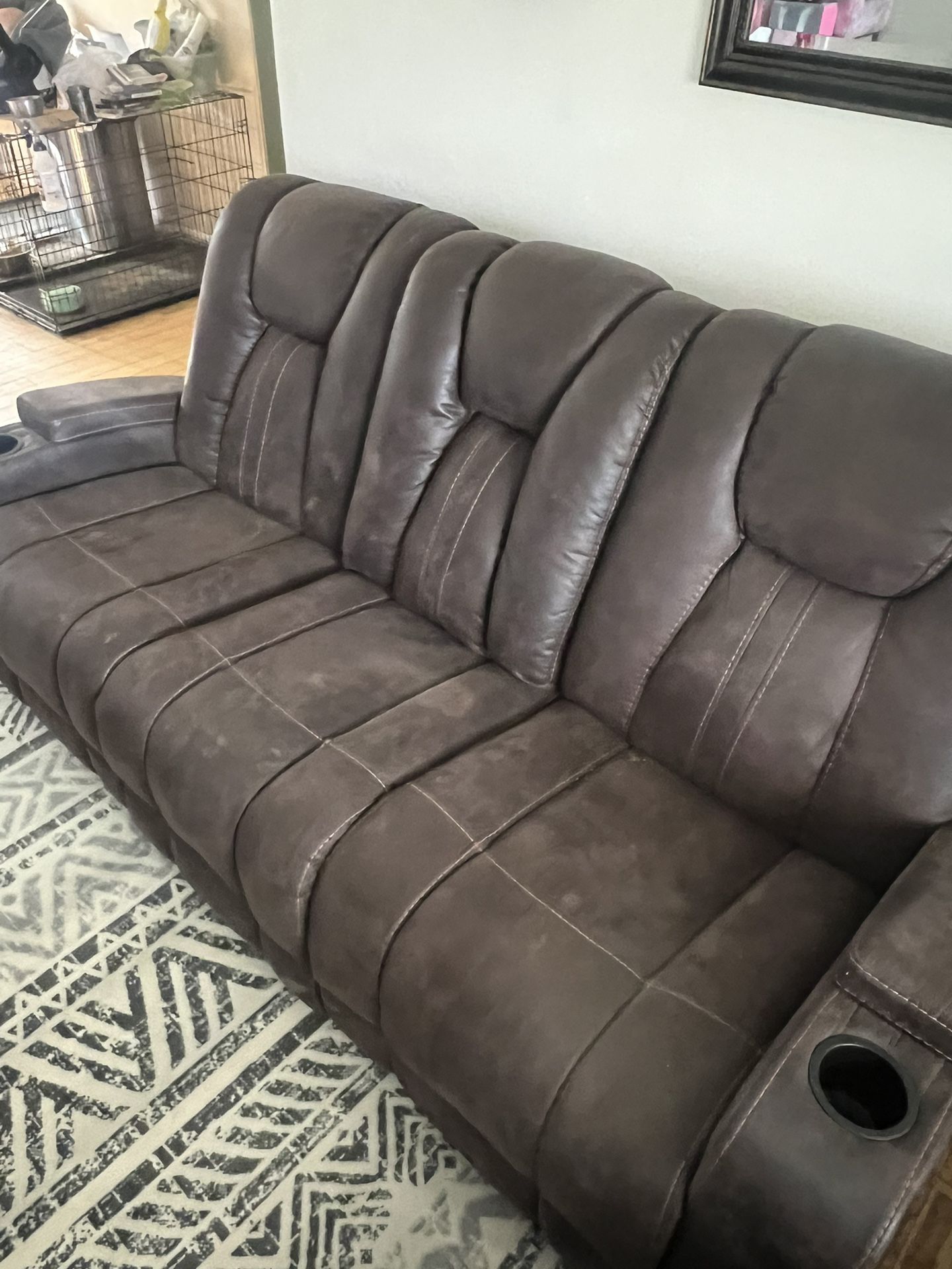 Love Seat And Couch Set 