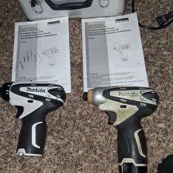 Makita DF030D Driver Drill & TD090D Impact Driver Set with Case and 1 Battery