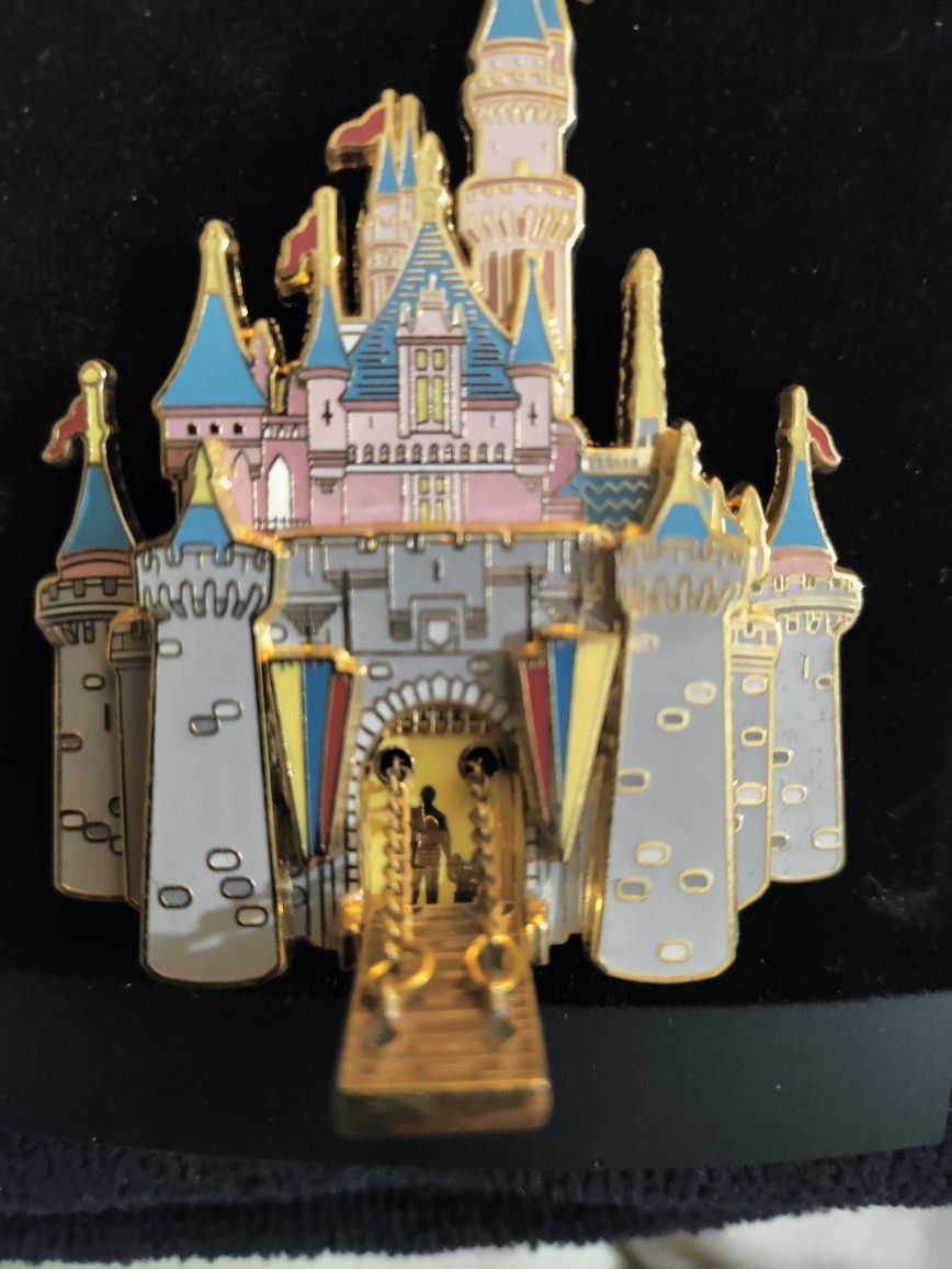 Vintage Disney Cast Castle Jumbo Pins 
