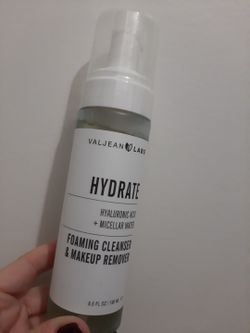 Valjean Labs HYDRATE Foaming Cleanser & Makeup Remover NEW