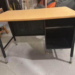 Industrial Vintage School desk 