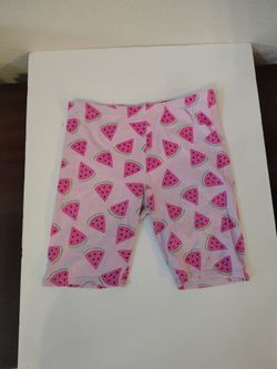 the children's place bike short girls, watermelon, size XL(14)