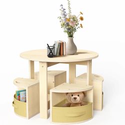 Table set with chairs