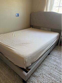 Queen Bed frame and headboard
