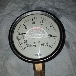 Wika Air Pressure Gauge 60 Psi 