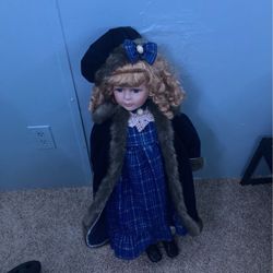 Collectible porcelain doll Elizabeth