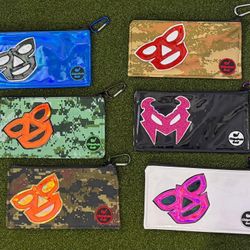 New ChipnPutt Golf  Luchador Golf Cash Bag | Golf Valuables Pouch | Tee, Ball & Accessories Holder