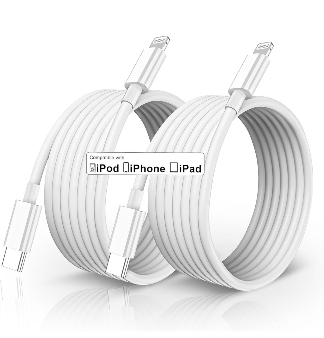 2 Pack USB C to Lightning Cable