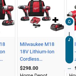 Miwakee Combo New In Box 180 Or Offer Up 