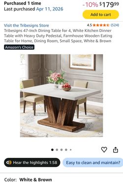 Dining table